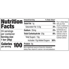 Candy, Watermelon Flavor, 0.93 Ounce Bars (Pack Of 24)