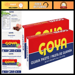 Guava Paste 16 Oz (1 Lb, 454 G) – Sweet Guayaba Bars (2 Pack) for Baking & Snack