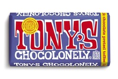 (Pack of 15) Tony’s Chocolonely Dark Milk Chocolate Pretzel Toffee Bar 6.35 Oz