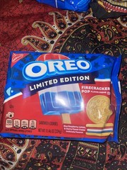 OREO FIRECRACKER BOMB POP Flavored Limited Edition Cookies Fire Cracker 11.46 OZ