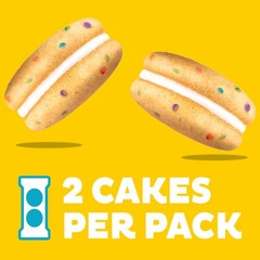 OREO Cakesters Confetti Cake Soft Baked Snacks 5 Count