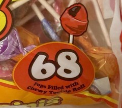 Tootsie Roll Mini Pops Holiday Candy Bag 68 Count Assorted Flavors 12.23 oz