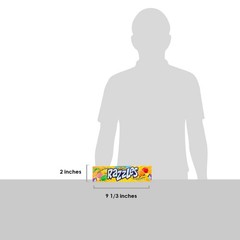 Razzles Tropical Flavor Candy/Gum, Box of 24 1.4 oz Bags