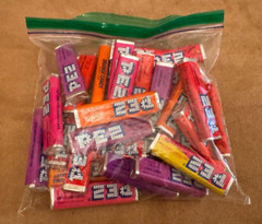 Lot of Pez Candy in paper tubes fits dispensers