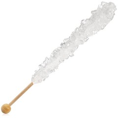 White Rock Candy Sugar Sticks – Original Flavored 12 Count (Pack of 1)