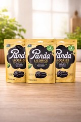 Panda Natural Soft Original Black Licorice, 3 Pack, 7oz Each (SHIPS SAME DAY)