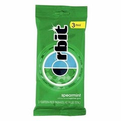 Orbit Spearmint Gum (3-Pack), 14-Sticks Per Pack