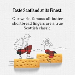 Walker’s Pure Butter Shortbread Fingers – 1.4 Oz Pack of 24, Gluten-Free Delight