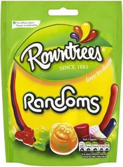 Rowntree’s Randoms Assorted Chewy Sweets 150g Pack of 6 Fruity Flavors