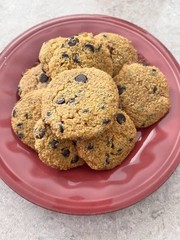 Keto Pumpkin Chocolate Chip Cookies *Diabetic Friendly* Gluten Free*Sugar Free