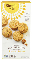 Almond Flour Toasted Pecan Cookies, Gluten Free and Delicious Crunchy Cookies, O