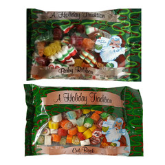 Primrose Cut Rock Baby Ribbon Hard Candy Summer Camp Party Bowl Variety 2 Pack