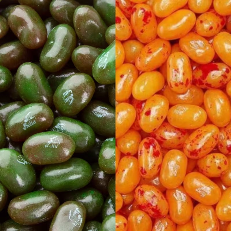 Jelly Belly Bulk Candy Mix | Peach & Watermelon Jellybeans Mix ~ 1LB ~ 2LB