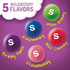 Wild Berry Chewy Candy Share Size Movie Night Party Favor Candy Snack, 15.6 O…