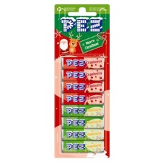 European Christmas PEZ Candy Rolls – Refills in Blister: Cranberry, Mandarin