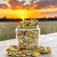 Colombian Coffee Flavor Filled Hard Candy-1.5 lbs Flavorful Coffee Filled Bon…
