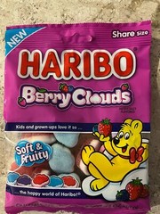 Haribo Berry Clouds 4 Pck 3.1 Oz (88g)