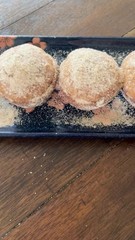 Apple Jelly Filled Cinnamon Apple Cider Donut Muffins * Fall Favorite *