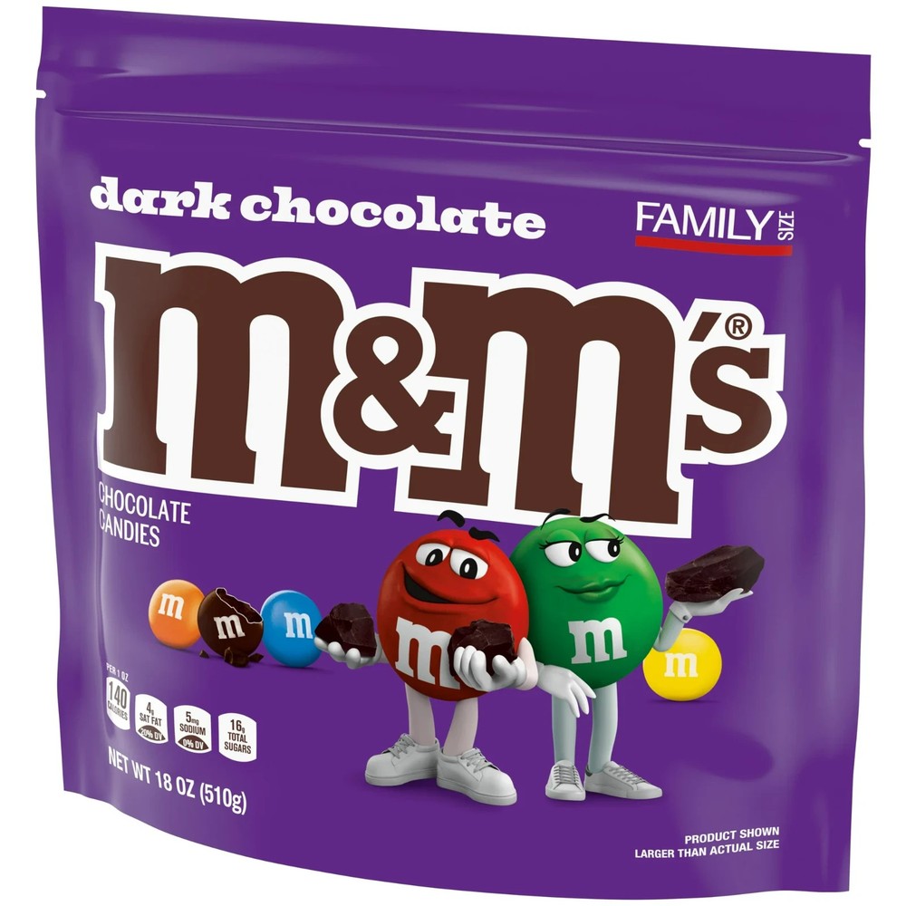 M&M’s 50% Cacao Dark Chocolate Candy 18 oz