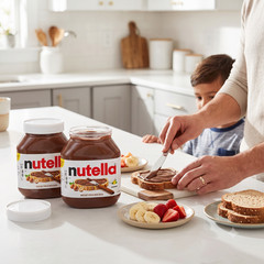 2 Orders Nutella Hazelnut Spread with Cocoa, 33.5 oz, 2-count Each Order