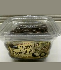 2 Packs Trader Joe’s Chocolate Coconut Almonds 12 OZ Each Pack