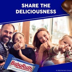 BULK BABY RUTH Fun Size INDIVIDUALLY WRAPPED Bars BULK BAG VALUE PICK YOURS NOW