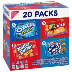 Classic Mix Variety Pack Oreo Chips Ahoy Nutter Butter Ritz Bits 20 Packs