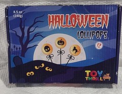 ToyThrill Halloween Lollipops Assorted Halloween Candy Lollipops Halloween 8/24