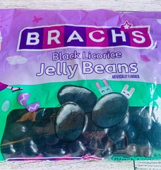 BRACHS Black Licorice Jelly Beans 2x 9oz Candy Limited Seasonal Ships Fast!