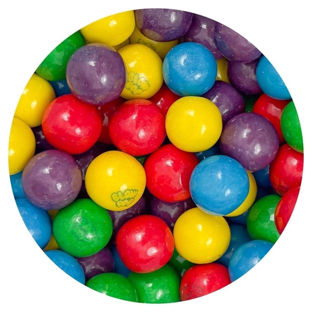 Blow Pop Gumballs, 1 Inch Gumballs, Approx. 130 Pieces, 3lb Bulk Bag,…