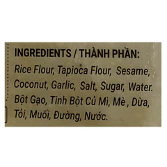 Swan Brand Sesame Cracker 8.8oz ( Bánh Đa Mè Trắng )