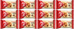 7DAYS Croissants with Cream Cookies Filling Fun Snacks Sweets 12 x 60g 2.1oz