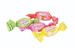 IBON Fruity Toffee Candy Filled With Milk, Halal, 600g