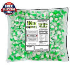 Key Lime Disc. Classic Candies. Individually Wrapped Hard Candy (1 Pound Bag). N