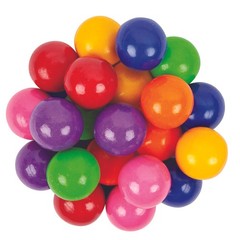 ASSORTED GUMBALLS 1in ~ chewy, colorful fun ~ 5LB – 80OZ ~ SHIPS FREE