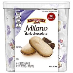 Dark Chocolate Milano Cookies 60-Count Pack