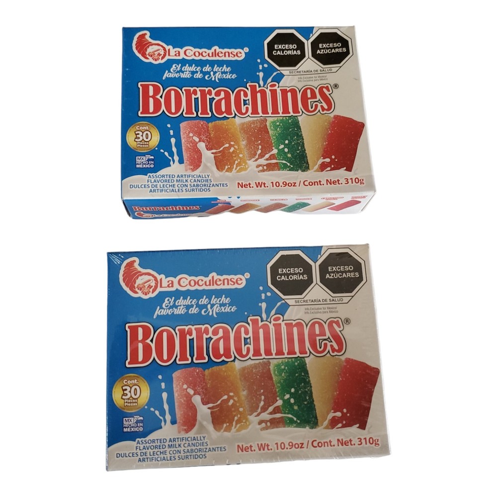 2×30 Borrachines La Coculense alamohaditas (Milk candy) 2×10.9oz