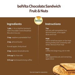 belVita Dark Chocolate Creme Breakfast Biscuits 25 pk. 2 Pack