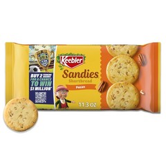 Keebler Sandies Shortbread Cookies, Pecan, 11.3oz 11.3 Ounce (Pack of 1)