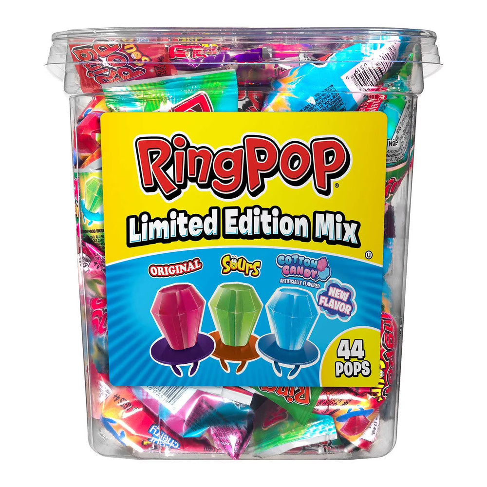 Ring Pop Variety Pack, 0.5 oz., 44 pk.