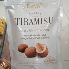 x6 Beryl’s Tiramisu Almond White Chocolate 300g HALAL Coated Almonds Candy FASTT