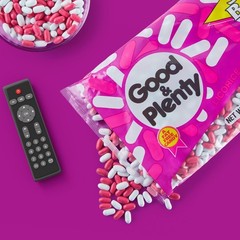 GOOD & PLENTY Licorice Fat Free, Candy Bulk Bag, 5 5 Pound (Pack of 1), Pink