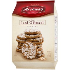 Crispy Iced Oatmeal Cookies, 12oz – Home-Style Treats