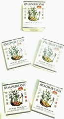 Sina Ginger Chewy Candy 2oz ( Pack of 5 )