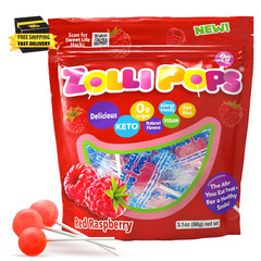 Zollipops Clean Teeth Pops Sugar Free Candy, Dye-Free Lollipops – Keto & Diabeti