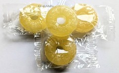 Pineapple Lifesavers PINEAPPLE- 8oz Hard Candy (Individually Wrapped) half pound