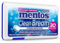 Clean Breath Mints, Peppermint, 30 pc/Pack of 12, Package | Package