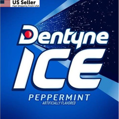 Dentyne Ice Sugar Free Gum – Peppermint 16-Piece 144 Count (Pack of 1), green