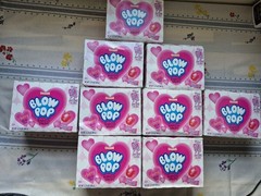 “SUPER DEAL”Charms Blow Pops,Cherry Flavor🍒 25 Pops (Bubble Gum Filled)Lot of 9