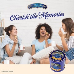 Royal Dansk Danish Butter Cookies, 48oz Exclusive Tin, Made with Real Butter.